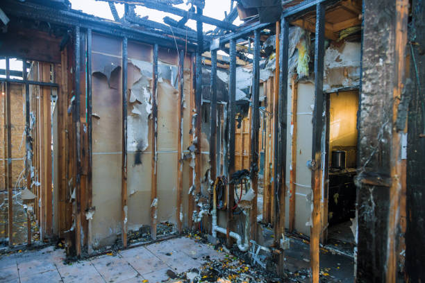 Professional Fire Damage Removal technician working in Bentonville, AR
